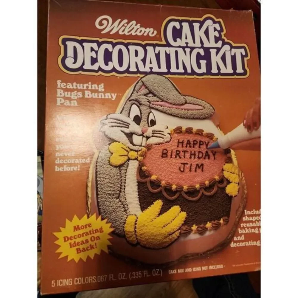 Bugs Bunny Happy Easter Birthday all holiday Cake Decorating Kit Wilton